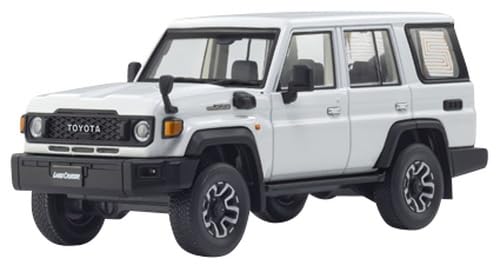 Kyosho 1/43 Toyota Land Cruiser 70 Super White II Model Ks03928W
