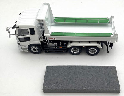 Kyosho 1/43 Ud Trucks Quon Kyokuto White Dump Truck Model Ks03940W