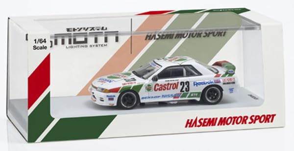 Kyosho 1/64 Scale Castrol Skyline GT-R R32 1990 LED Model Car