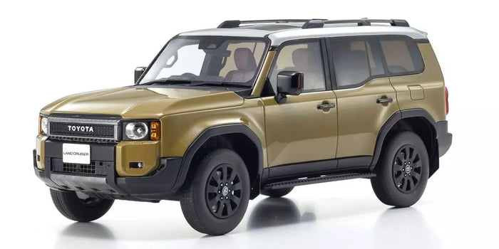 Kyosho Samurai 1/18 Scale Toyota Land Cruiser 250 Beige Model Ksr18064Be