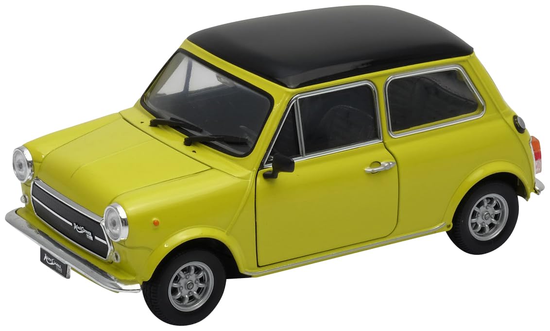 Modèle fini Kyosho Welly 1/24 Mini Cooper 1300 Jaune We22496Y1