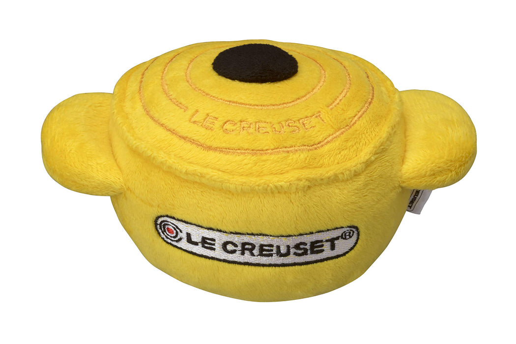 Le Creuset Yellow Plush Pet Toy with Sound - Official Japanese Product- Japan Figure Store - #1 Bring To You The Best Japanese Goods