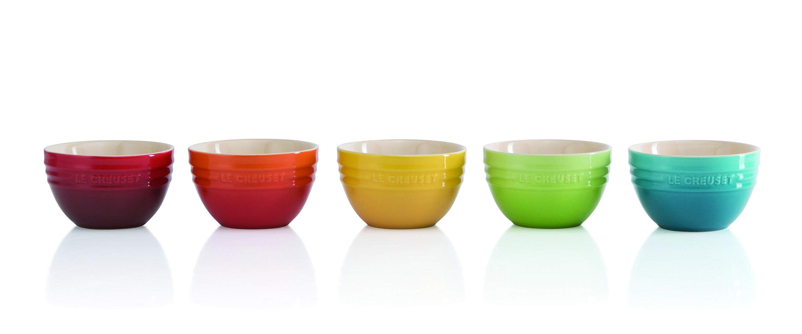 Le Creuset Stoneware Rice Bowl Set 300ml Rainbow Heat and Cold Resistant- Japan Figure Store - #1 Bring To You The Best Japanese Goods