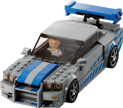 Lego Speed Champions Nissan Skyline GT-R R34 Toy Car for Ages 9-11 76917- Japan Figure Store - #1 Bring To You The Best Japanese Goods
