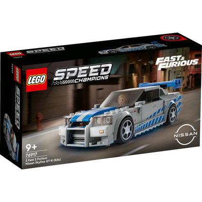 Lego Speed Champions Nissan Skyline GT-R R34 Toy Car for Ages 9-11 76917- Japan Figure Store - #1 Bring To You The Best Japanese Goods