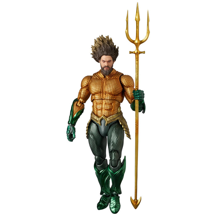 Medicom Toy Mafex Aquaman Lost Kingdom Gold Green Suit Action Figure- Japan Figure Store - #1 Bring To You The Best Japanese Goods