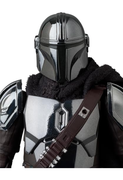 Medicom Toy Mafex No.256 The Mandalorian Chrome Version 160mm Action Figure