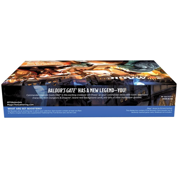 Magic: The Gathering Commander Legends Baldurs Gate Set Booster Box - English Version