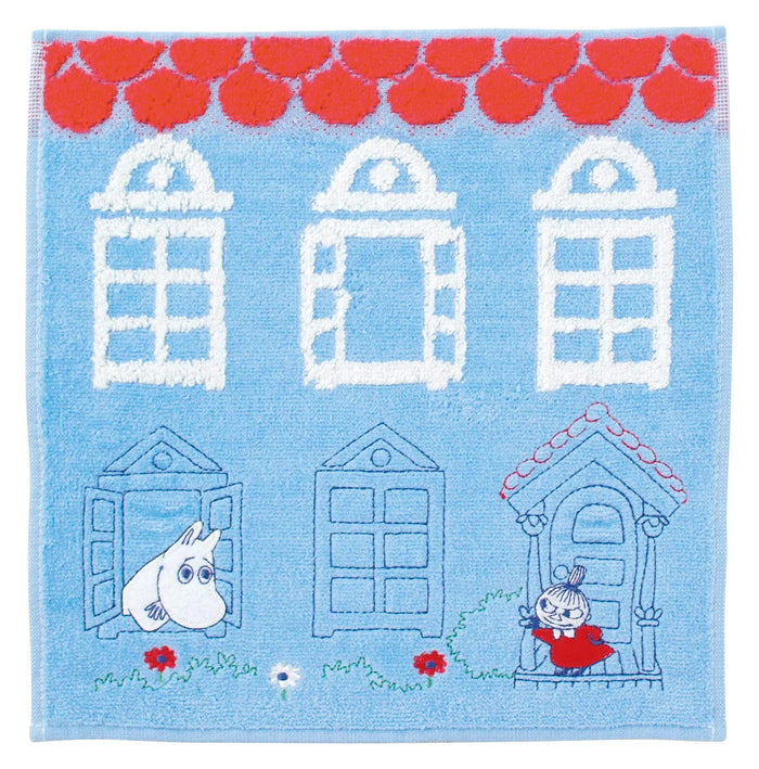 MARUSHIN Moomin Hand Towel 'Little My In Front Of The House '- Japan Figure Store - #1 Bring To You The Best Japanese Goods