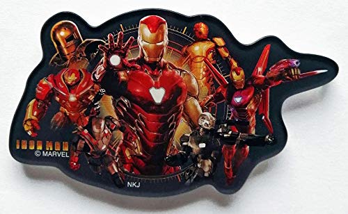 Sanrio Marvel Iron Man Acrylic Die-Cut Magnets - Set of 5- Japan Figure Store - #1 Bring To You The Best Japanese Goods