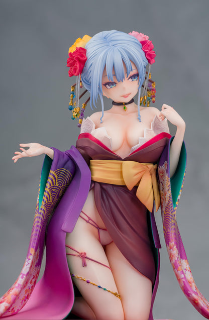 Figurine Daiki Kougyou 1/7ème échelle, Maître-Servante, Extase, Shion Oiran, Version Saine.