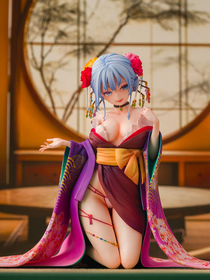 Figurine Daiki Kougyou 1/7ème échelle, Maître-Servante, Extase, Shion Oiran, Version Saine.