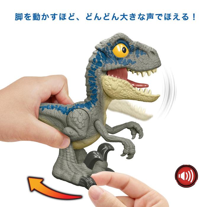 Mattel Jurassic World Kick & Chew Baby Blue Dinosaur Toy - 17.8cm Ages 4+- Japan Figure Store - #1 Bring To You The Best Japanese Goods