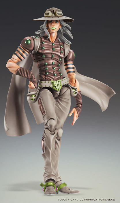 Medicos Entertainment JoJo's Part 7 Gyro Zeppeli Action Figure 155mm PVC ABS