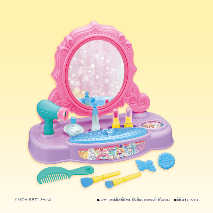 Megahouse Wonderful Pretty Cure Happy Makeup Dresser Toy for Ages 3+- Japan Figure Store - #1 Bring To You The Best Japanese Goods