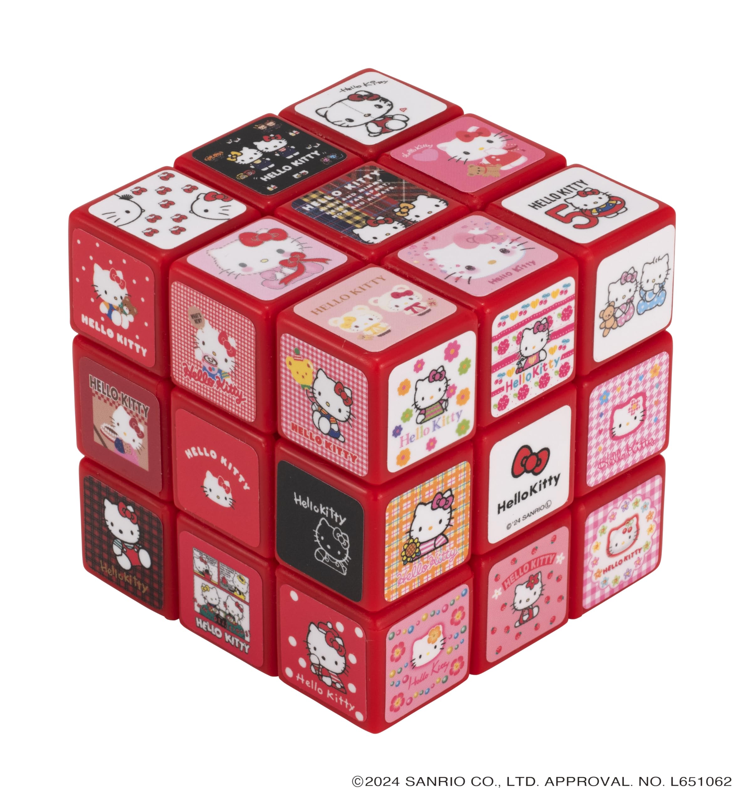 Megahouse Hello Kitty 50th Anniversary Rubiks Cube Japan Official Edition- Japan Figure Store - #1 Bring To You The Best Japanese Goods