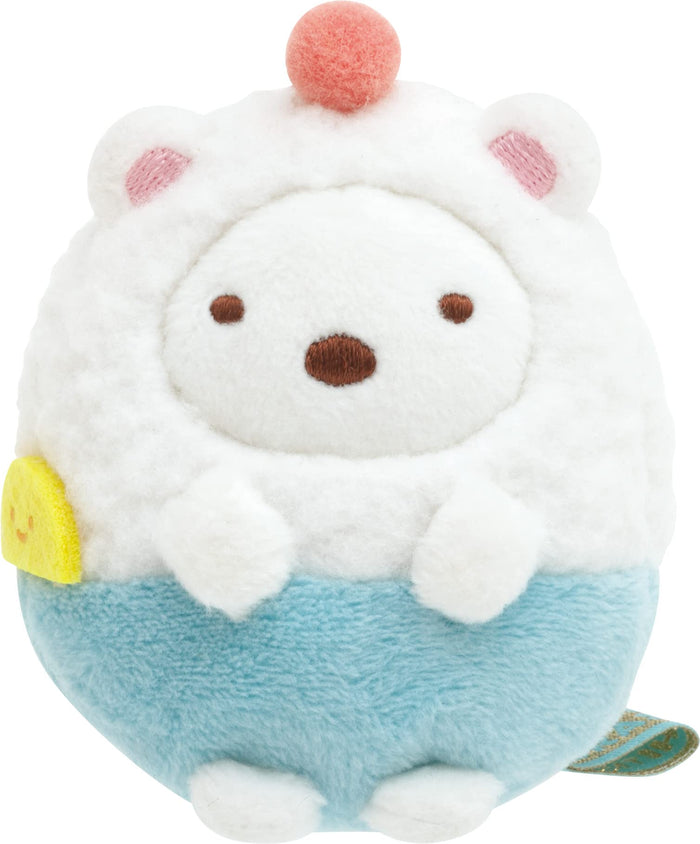 San-X Sumikko Gurashi Welcome Food Kingdom Hand-Held Plush Toy Ramen Rice Set- Japan Figure Store - #1 Bring To You The Best Japanese Goods
