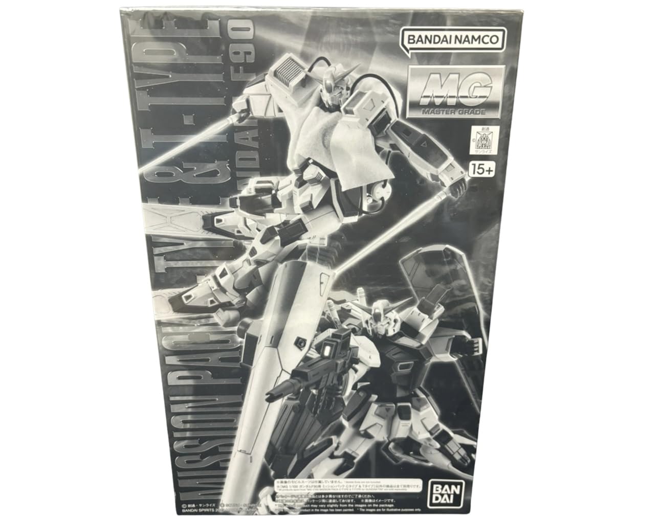 Bandai Spirits MG 1/100 Gundam F90 Mission Pack C and T Type Model Kits