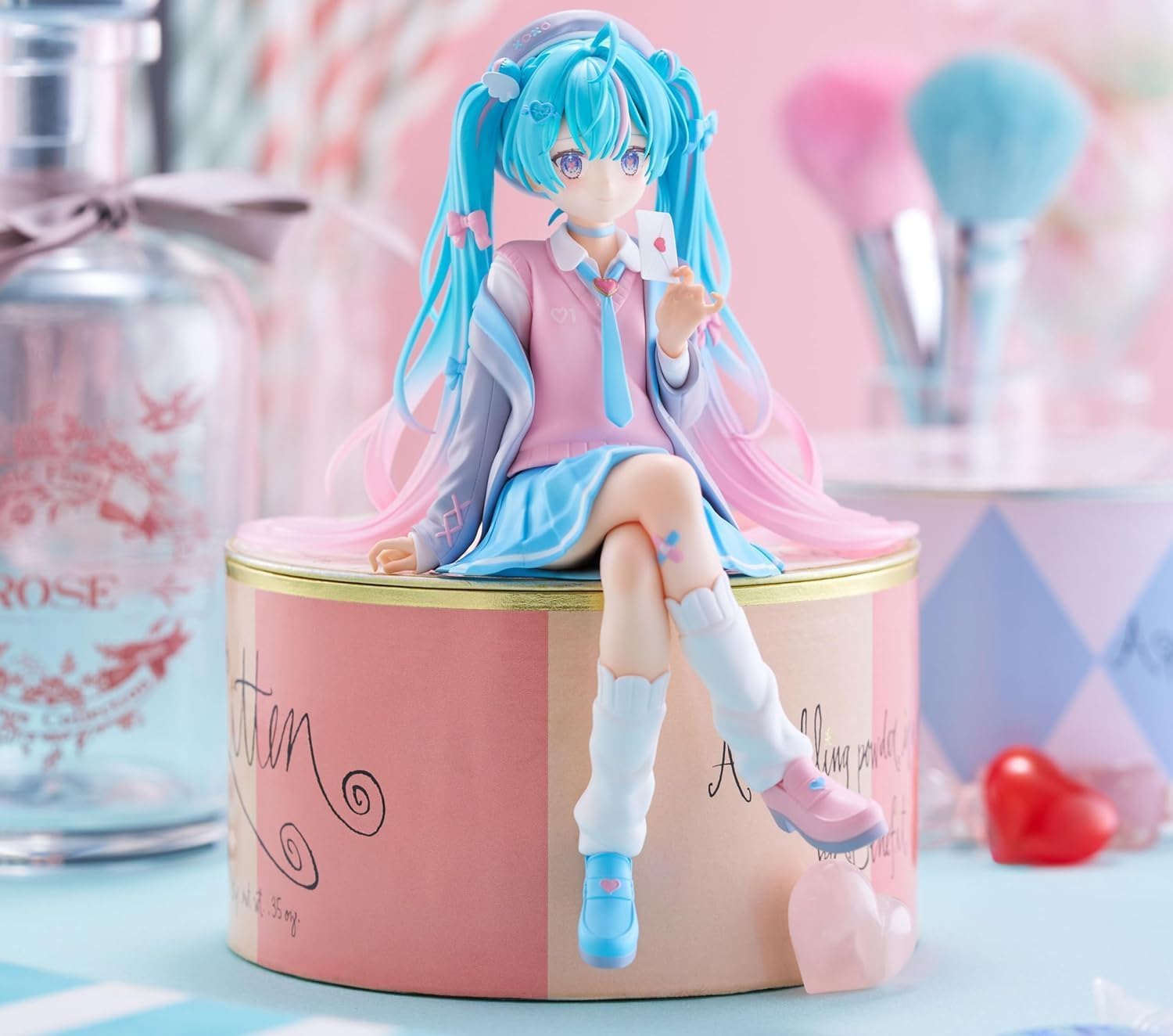 Furyu Miku Vocaloid Love Blazer Noodle Stopper Figure Collectible Model
