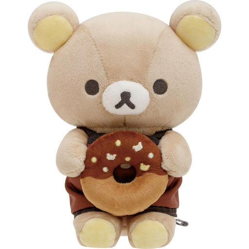 San-X Mo33501 Rilakkuma Home Cafe Donut Plush - Basic Rilakkuma Toy- Japan Figure Store - #1 Bring To You The Best Japanese Goods