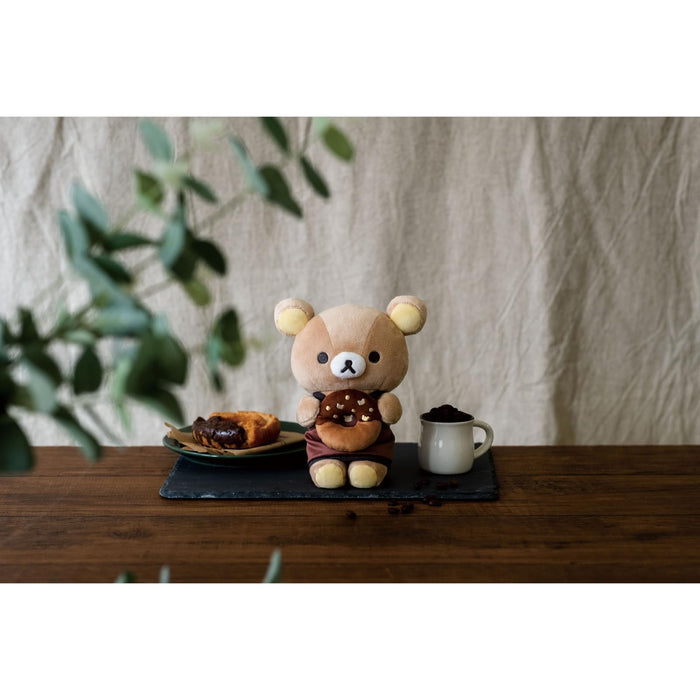 San-X Mo33501 Rilakkuma Home Cafe Donut Plush - Basic Rilakkuma Toy- Japan Figure Store - #1 Bring To You The Best Japanese Goods