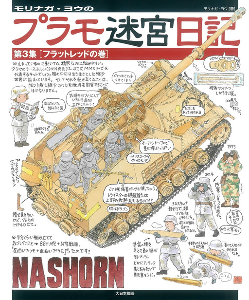 Great Japanese Painting Morinaga YoS Model Labyrinth Diary Vol 3 Flat Red- Japan Figure Store - #1 Bring To You The Best Japanese Goods