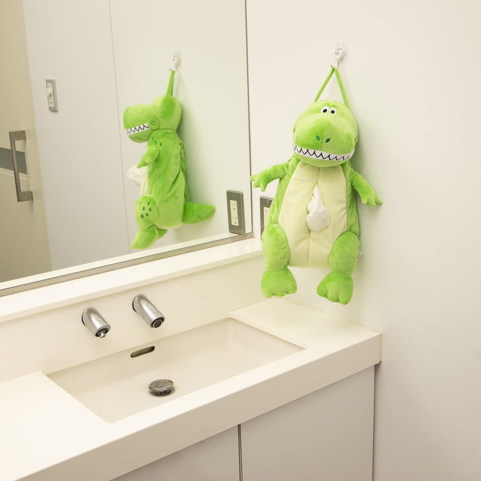 Moripilo Toy Story Rex Green Tissue Case Wall Mounted 45cm Plush Cover- Japan Figure Store - #1 Bring To You The Best Japanese Goods