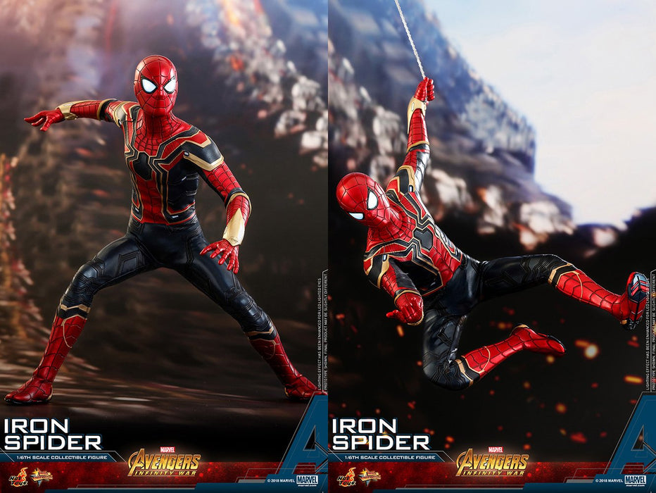 Hot Toys Movie Masterpiece Iron Spider 1/6 Scale Figure Avengers Infinity War- Japan Figure Store - #1 Bring To You The Best Japanese Goods
