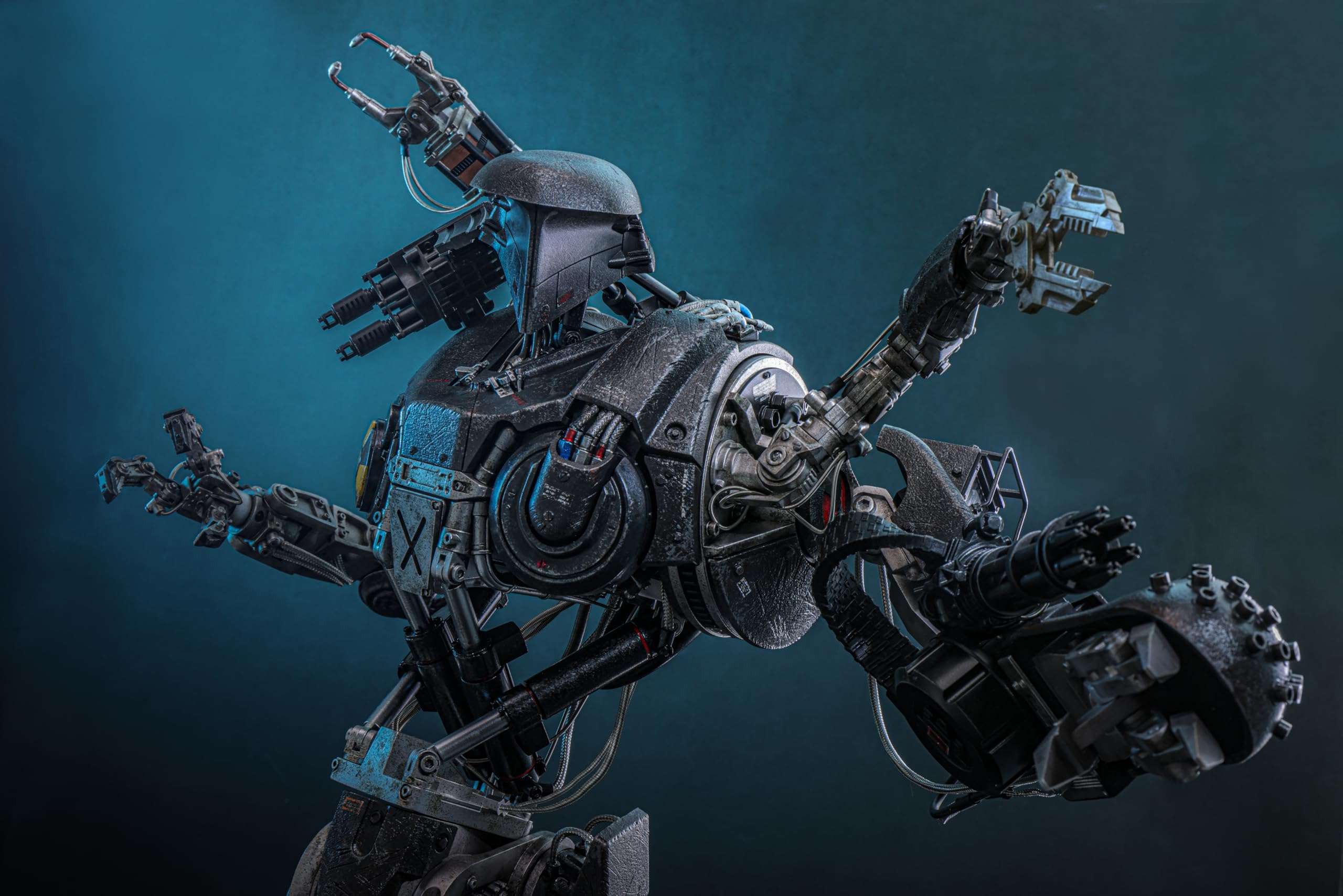 Hot Toys Movie Masterpiece Robocop 2 Robocane 1/6 Scale Figure Collectible