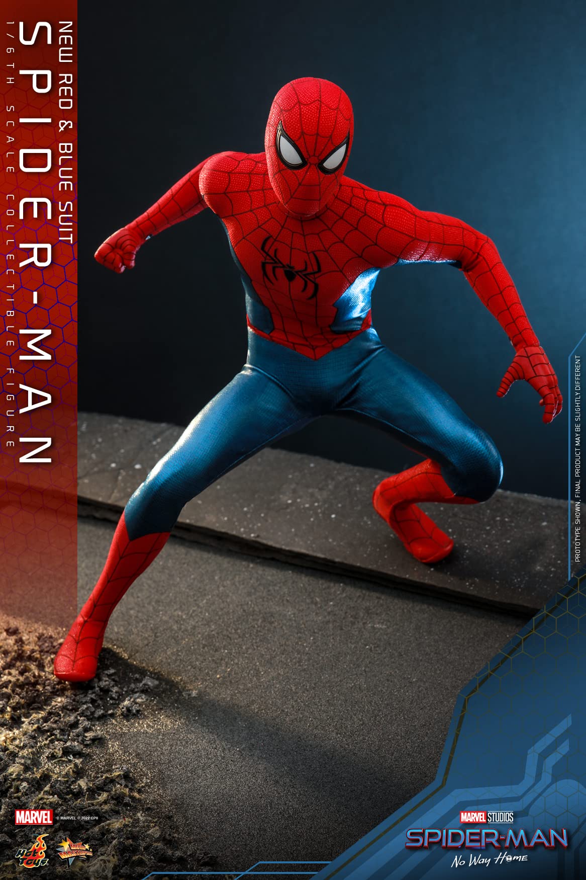 Hot Toys Spider-Man No Way Home 1/6 Scale Figure Red Blue Suit- Japan Figure Store - #1 Bring To You The Best Japanese Goods