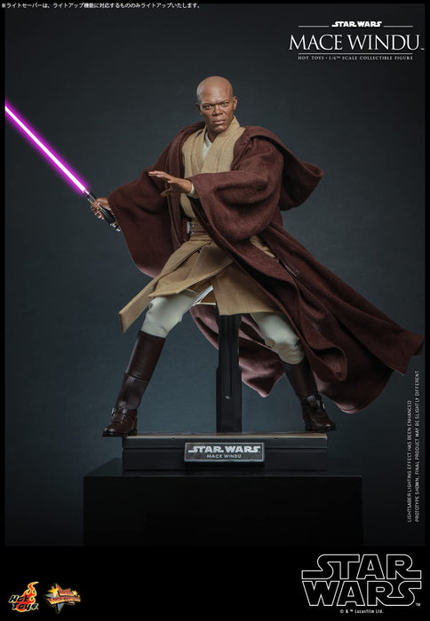 Hot Toys Movie Masterpiece Star Wars Mace Windu 1/6 Scale Action Figure- Japan Figure Store - #1 Bring To You The Best Japanese Goods