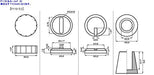Kotobukiya Msg Plastic Unit P119 Round Mold Non-Scale Plastic Model- Japan Figure Store - #1 Bring To You The Best Japanese Goods