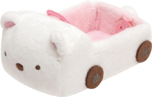 San-X Sumikko Gurashi Plush Toy Car Polar Bear - Hand-Held Mx97701- Japan Figure Store - #1 Bring To You The Best Japanese Goods