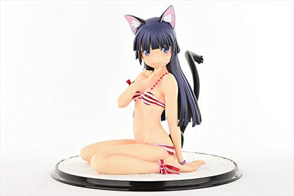 Orcatoys Meine kleine Schwester Schwarze Katze Gestreift 1/4 Scale PVC Figur mit Katzenohren