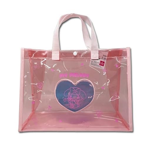 Sanrio My Melody PVC Tote Bag BMM1800 - Durable Water-resistant Handbag- Japan Figure Store - #1 Bring To You The Best Japanese Goods