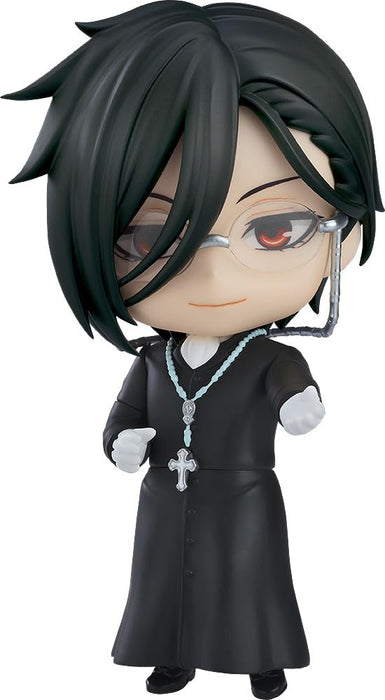 Orange Red Nendoroid Black Butler Public School Arc Sebastian Sapphire Owl Ver.- Japan Figure Store - #1 Bring To You The Best Japanese Goods