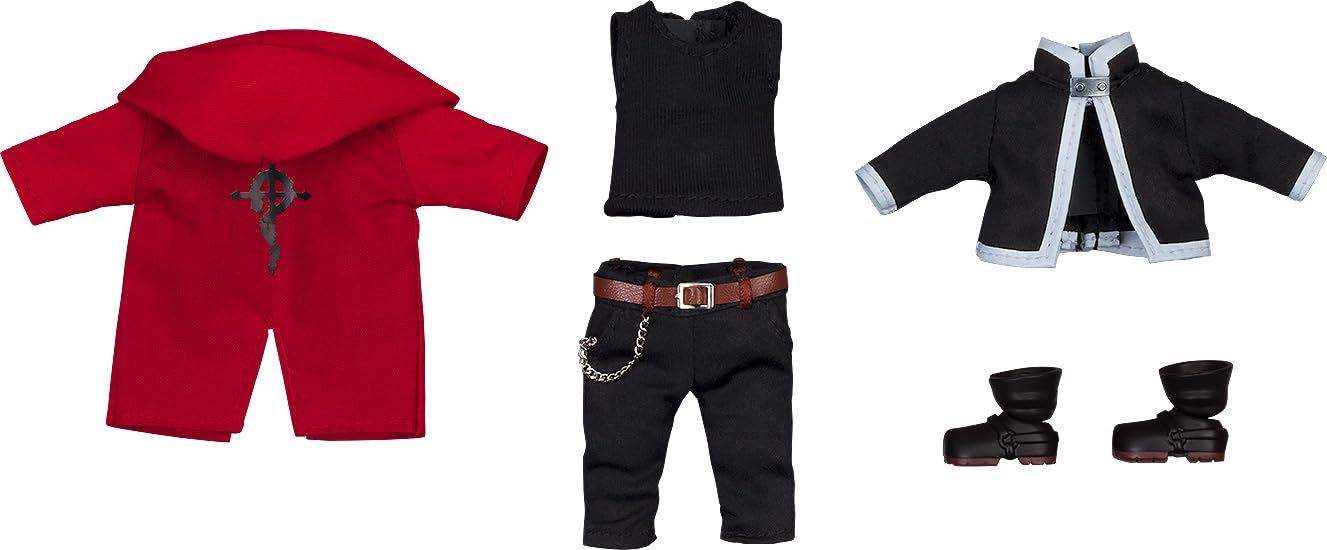 Good Smile Company Nendoroid Doll Outfit Set Edward Elric Fullmetal Alchemist- Japan Figure Store - #1 Bring To You The Best Japanese Goods