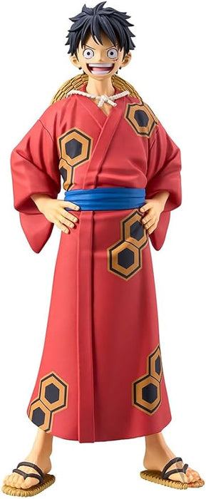 Bandai Spirits One Piece Luffy DXF Figure Grandline Series Wano Yukata Version- Japan Figure Store - #1 Bring To You The Best Japanese Goods