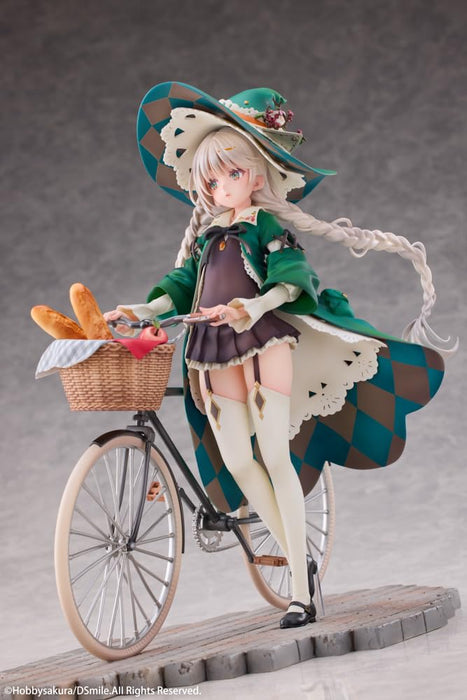 Hobby Sakura Street Witch Lily 1/7 Figure with Tapestry - Original Design- Japan Figure Store - #1 Bring To You The Best Japanese Goods