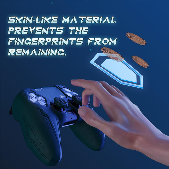 Playvital Dark Green Ps5 Controller Grip Cover Premium Silicone Cyber Mecha- Japan Figure Store - #1 Bring To You The Best Japanese Goods