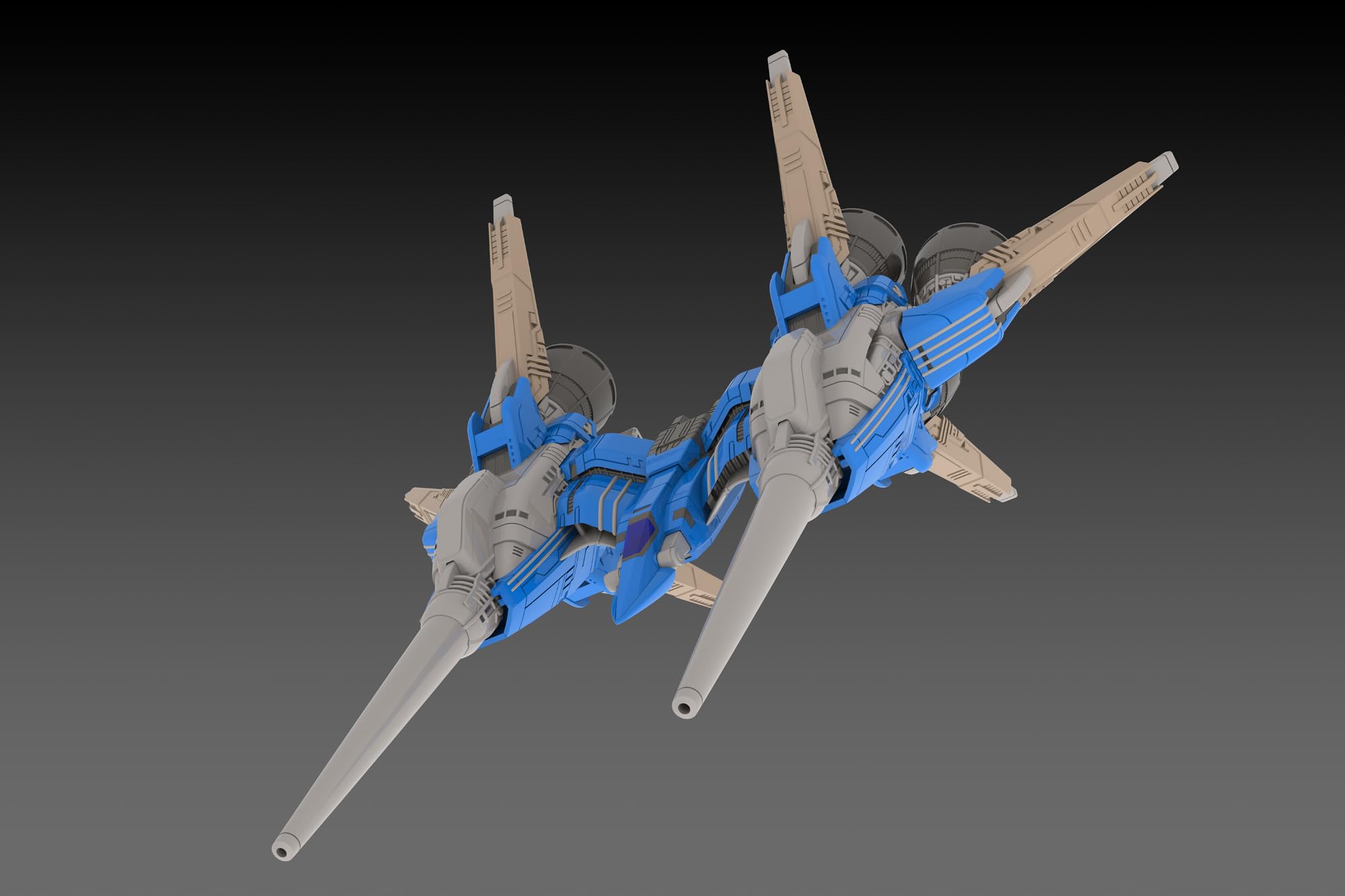 Plum Rayforce RVA-818 X-Lay 2P Modèle plastique pré-coloré à l'échelle 1/144, 144 mm