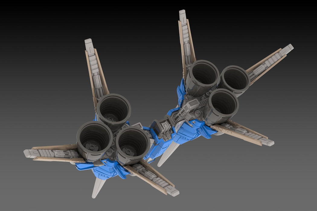 Plum Rayforce RVA-818 X-Lay 2P 1/144 Scale Pre-Colored Plastic Model Kit 144mm