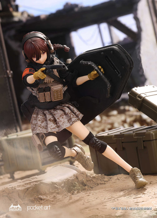 Hasuki Pocket Art Series Pa004 Guardian Rei Uzuki 1/12 Figure Collectible- Japan Figure Store - #1 Bring To You The Best Japanese Goods