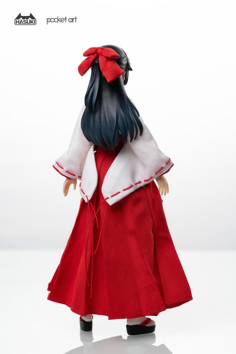 Hasuki Pocket Art Pa005 Exorcism Shrine Maiden Tsubaki Figurine 1/12 Scale- Japan Figure Store - #1 Bring To You The Best Japanese Goods