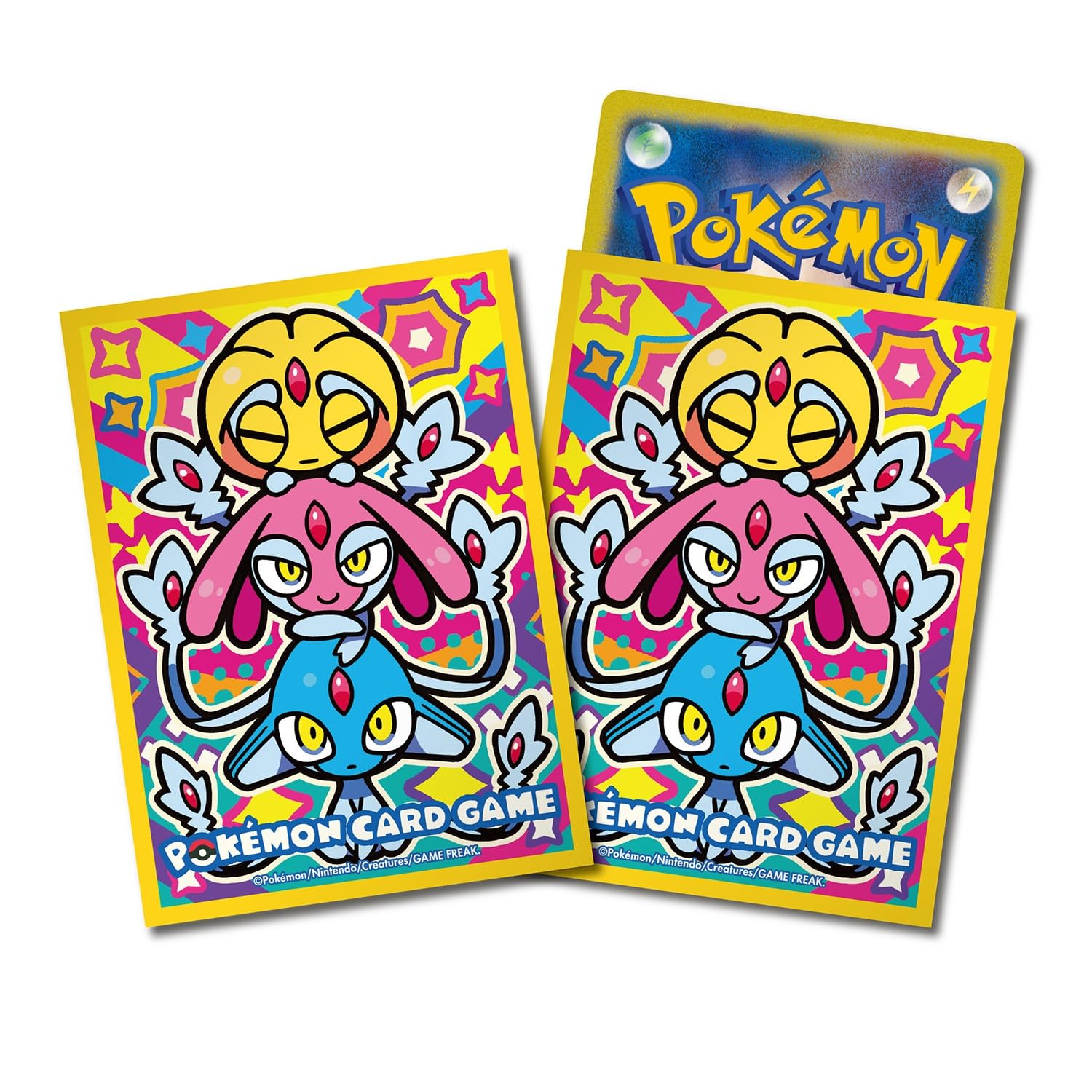Pokemon Center Original Card Sleeves Colorful Triple Uxie Mesprit Azelf Set- Japan Figure Store - #1 Bring To You The Best Japanese Goods