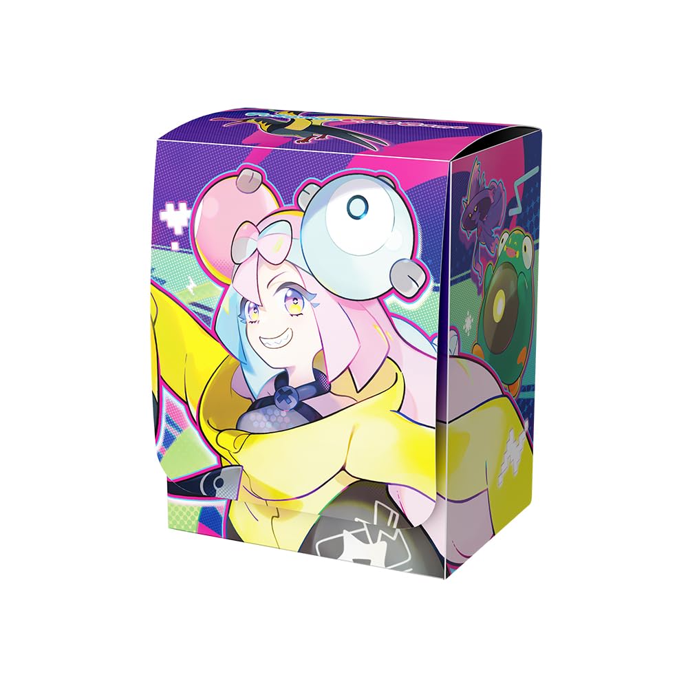 Pokemon Center Original Iono Japan Deck Case - Official Product for Trading Cards- Japan Figure Store - #1 Bring To You The Best Japanese Goods