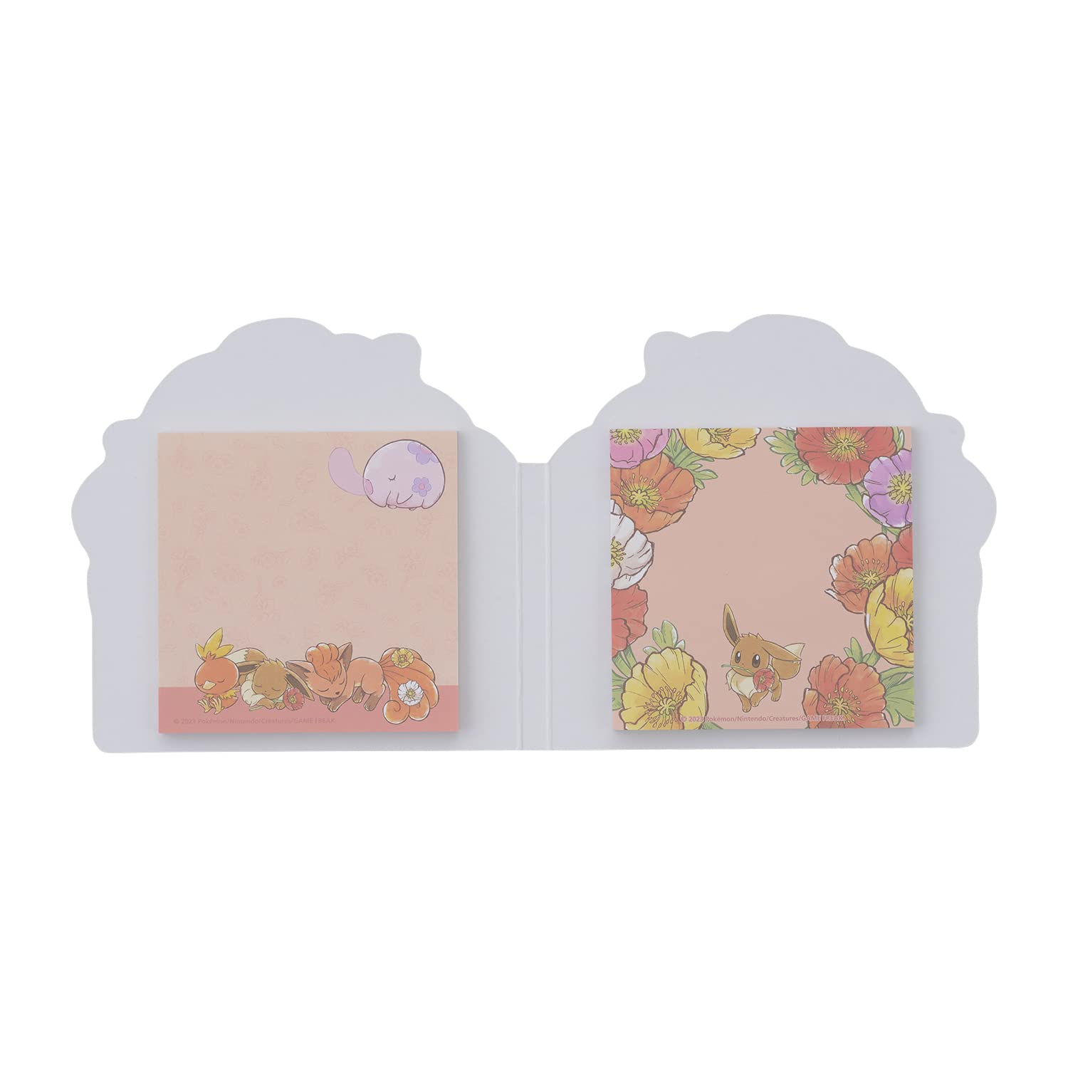 Pokemon Die Cut Memo Pad Fleur De Coquelicot- Japan Figure Store - #1 Bring To You The Best Japanese Goods