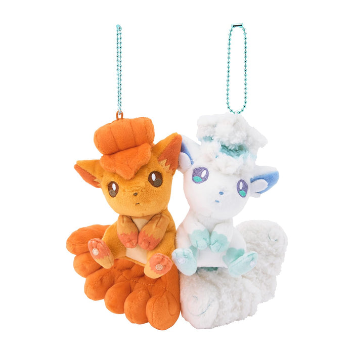 Pokemon Center Magnetic Plush Keychain Vulpix Alolan Vulpix Japan Edition- Japan Figure Store - #1 Bring To You The Best Japanese Goods