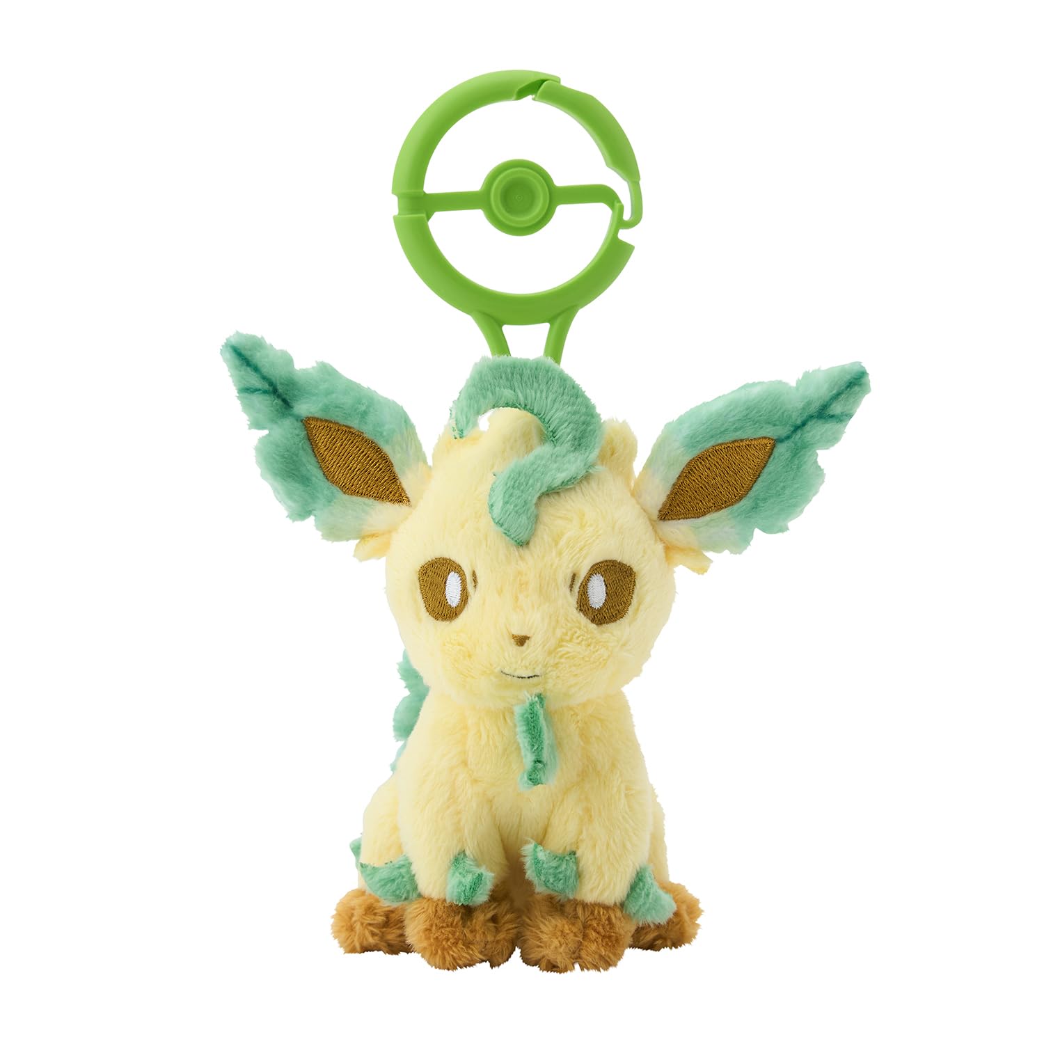 Pokemon Center Leafeon Plush Keychain with Carabiner - Original Japan Mascot- Japan Figure Store - #1 Bring To You The Best Japanese Goods