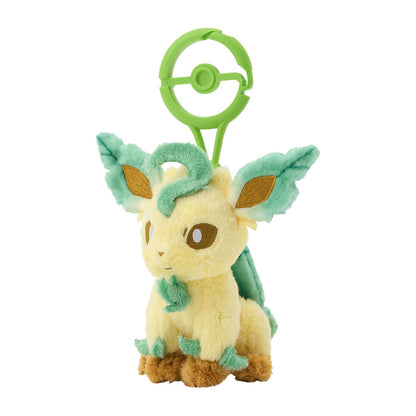 Pokemon Center Leafeon Plush Keychain with Carabiner - Original Japan Mascot- Japan Figure Store - #1 Bring To You The Best Japanese Goods